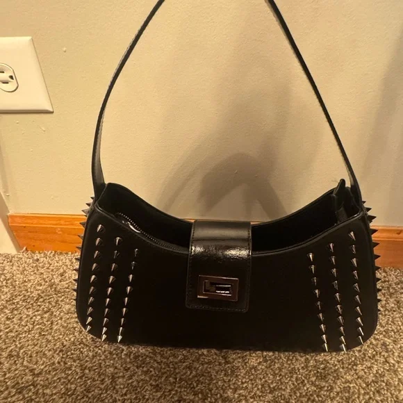Midnight hour spiked satchel - Picture 3 of 5